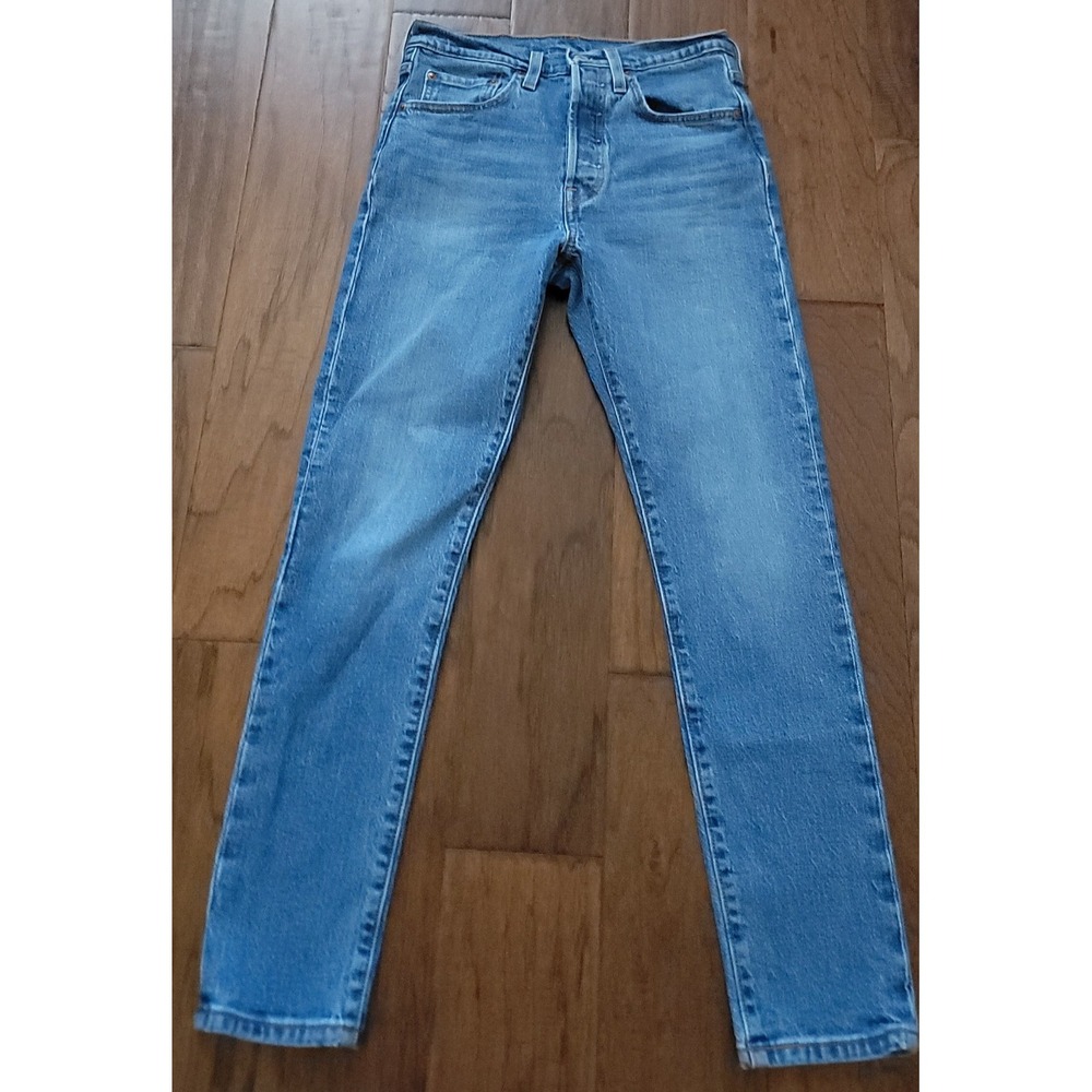 VTG Levi's‎ 501 Women's Blue Skinny Fit Modern Premium Big E Jeans Size 26x27